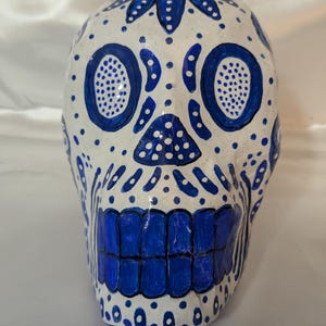Calaveras - Taza de Té - Jour des morts, Dia De los Muertos, crâne en sucre, bizarreries faites main, décoration, art horrifique, halloween