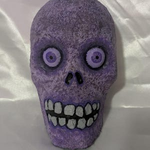 Boneyos - Gelée de raisin - Mini masque, Halloween, jour des morts, décoration murale, tête de mort, bizarreries, art horrifique, art en papier mâché, effrayant