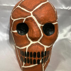 Animaux - Girafe - Mini masque - Halloween, jour des morts, décoration murale, tête de mort, bibelots, girafe, art du papier mâché