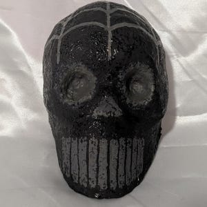 Calaveras - Telaraña - Mini masque, Jour des morts, Dia De los Muertos, crâne en sucre, bizarreries, décoration, art horrifique, halloween, art en papier mâché