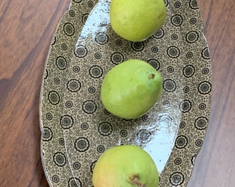 Floral Ceramic Tray/Platter