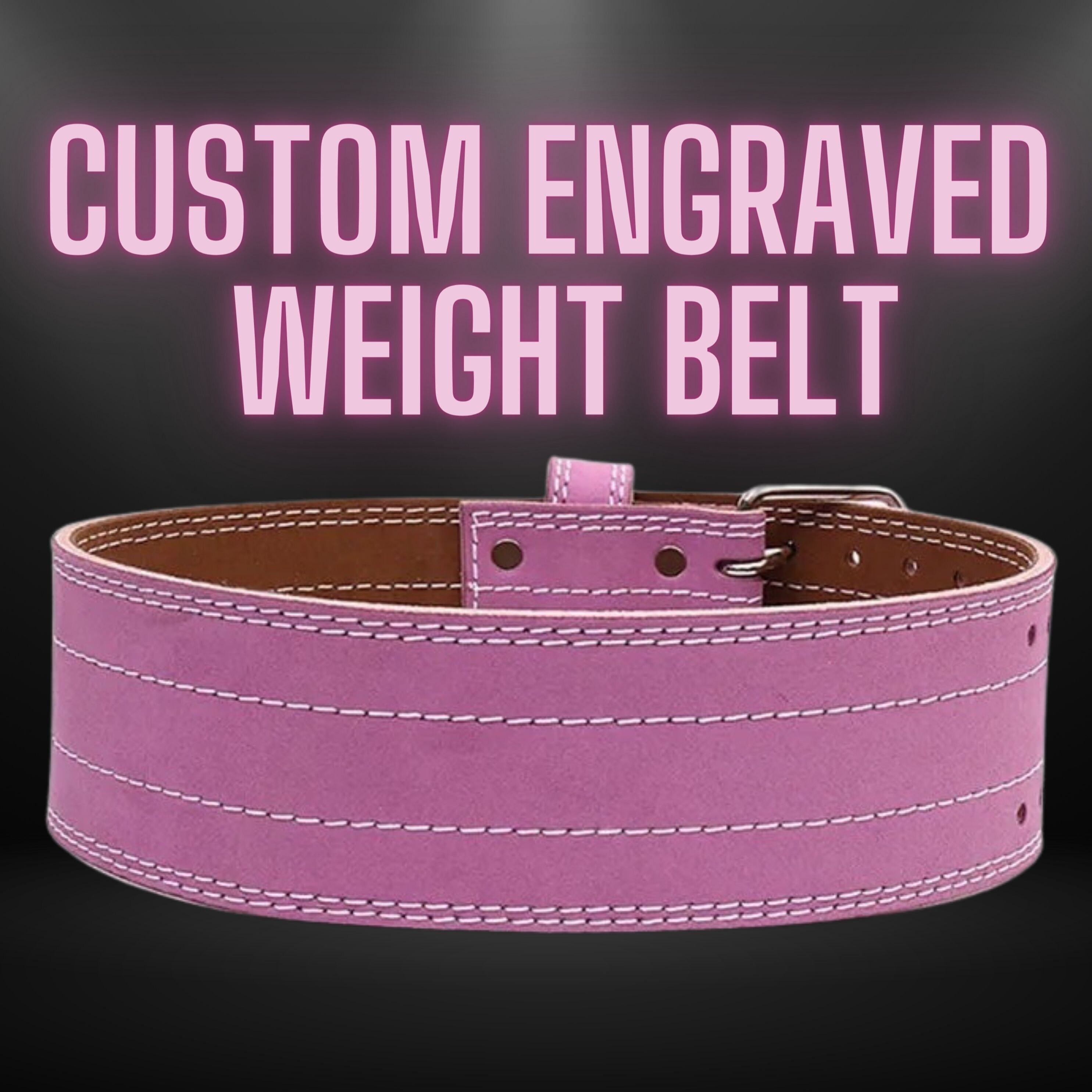Custom Weightlifting Belt Custom Engraved for Bodybuilding Etsy