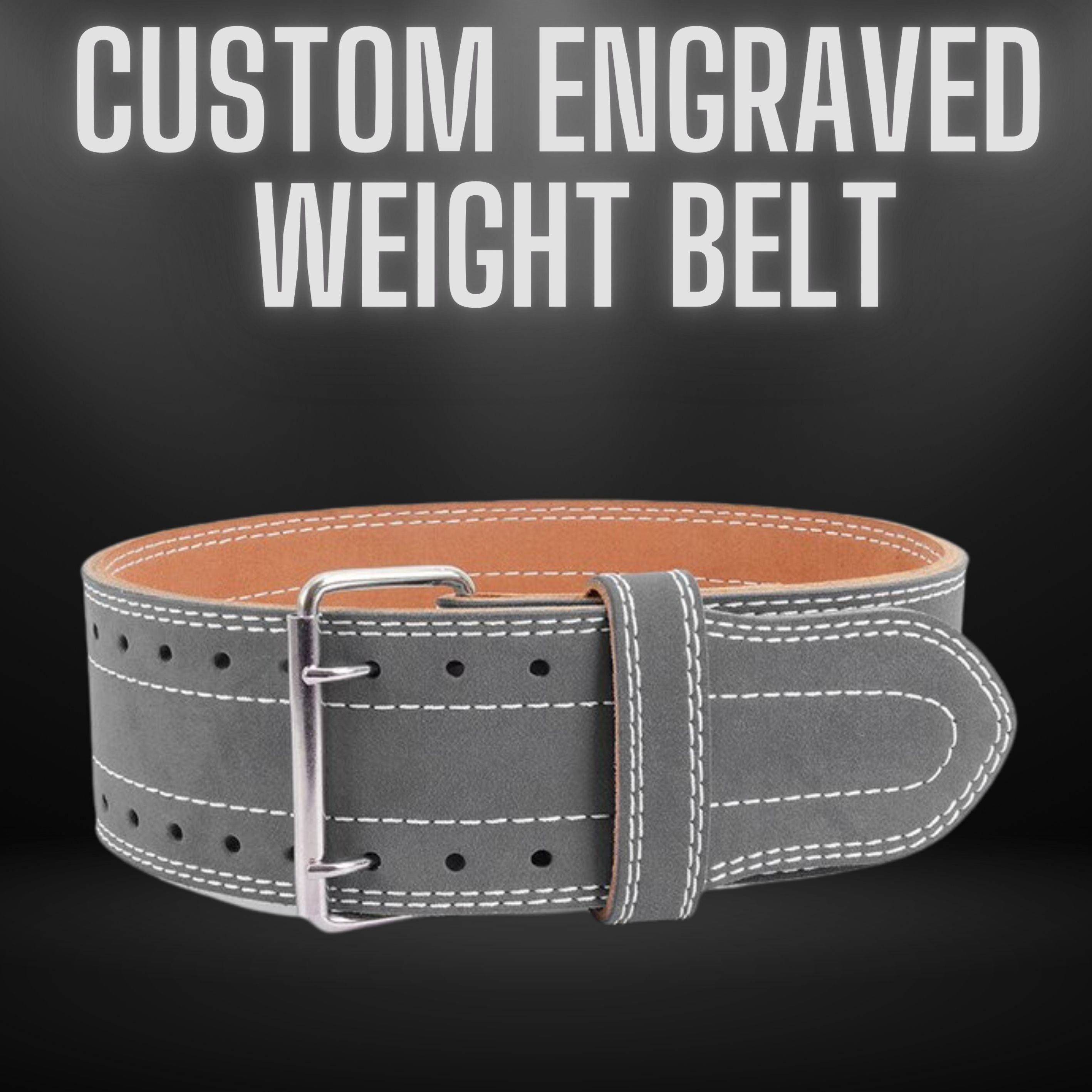 Custom Weightlifting Belt Custom Engraved for Bodybuilding Etsy