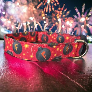F-Bomb - Dog Collar, Adjustable, Cotton, Medium, Large, X-Large - Sweary