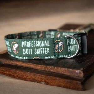 Professional Butt Sniffer - Dog Collar, Adjustable, Funny | Snarky