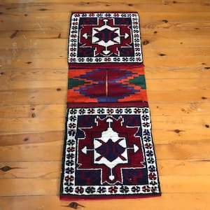 Horse Saddle Bag, Horse Kilim Bag, Saddle Bag, Home Decor Rug, Handmade Rug, Ethnic Bag, Vintage Bag, Handmade Turkish Rug, Antique Rug