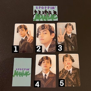 BTS OFFICIAL V/TAEHYUNG Hybe Insight Visitor Only Mic Badge