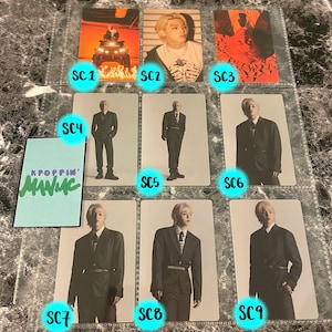 SEVENTEEN OFFICIAL PHOTOCARDS - Face the Sun Dvd - S.coups