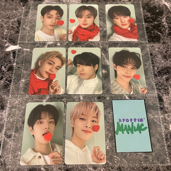 STRAYKIDS OFFICIAL PHOTOCARDS - Bang Chan Lee Know Changbin Hyunjin Han Felix Seungmin Jeongin I.N - Nacific