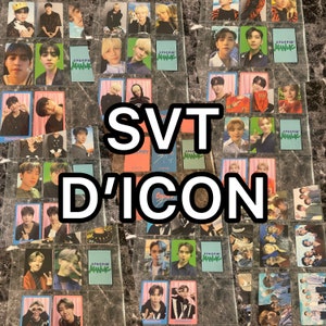SEVENTEEN OFFICIAL PHOTOCARDS - D&#39;Icon - Scoups Jeonghan Joshua Jun Hoshi Wonwoo Woozi The8