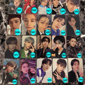 STRAYKIDS OFFICIAL PHOTOCARDS - Bang Chan Lee Know Hyunjin Han Felix Seungmin I.N - 5-Star