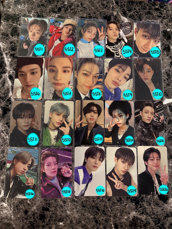 STRAYKIDS OFFICIAL PHOTOCARDS - Bang Chan Lee Know Hyunjin Han