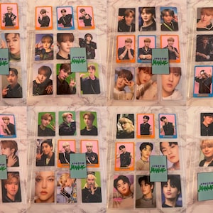 STRAYKIDS OFFICIAL PHOTOCARDS - Bang Chan Lee Know Seo Changbin Hwang Hyunjin Han Jisung Lee Felix Kim Seungmin I.N Yang Jeongin- D&#39;Icon