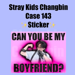 STRAY KIDS STICKERS - Die Cut - Seo Changbin - Case 143