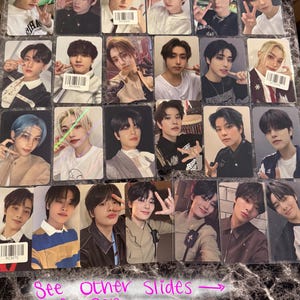 STRAYKIDS OFFICIAL PHOTOCARDS - Bang Chan Lee Know Changbin Hyunjin Han Felix Seungmin I.N - Rockstar Pre-Order Benefits POBs
