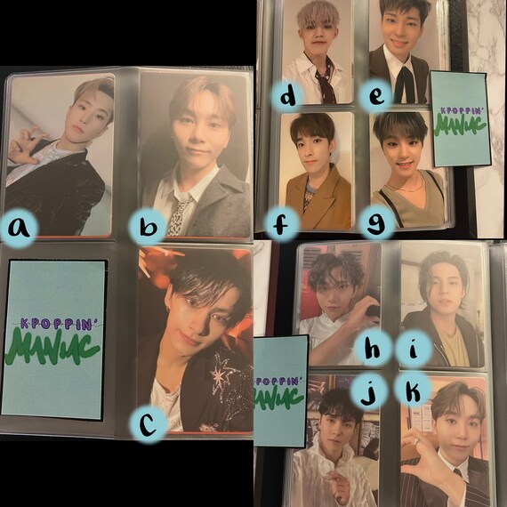 SEVENTEEN OFFICIAL PHOTOCARDS - Attacca Fml Face the Sun SEVENTEEN OFFICIAL PHOTOCARDS - Attacca Fml Face the Sun