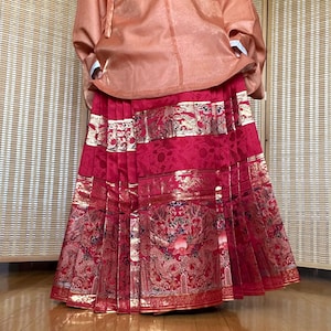 Traditional Chinese Hanfu, For Waist 77-84cm, Women Wedding Dress, Hanfu Dragon Clothing, Ming Dynasty, MaMian Skirt, Horse Face Dress,