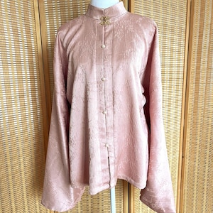 Chinese Hanfu Top, Pink Hanfu Top, For Chest up to 100cm, Women Hanfu Shirt, Asian Style, Casual Hanfu, Hanfu Clothing, Hanfu Party