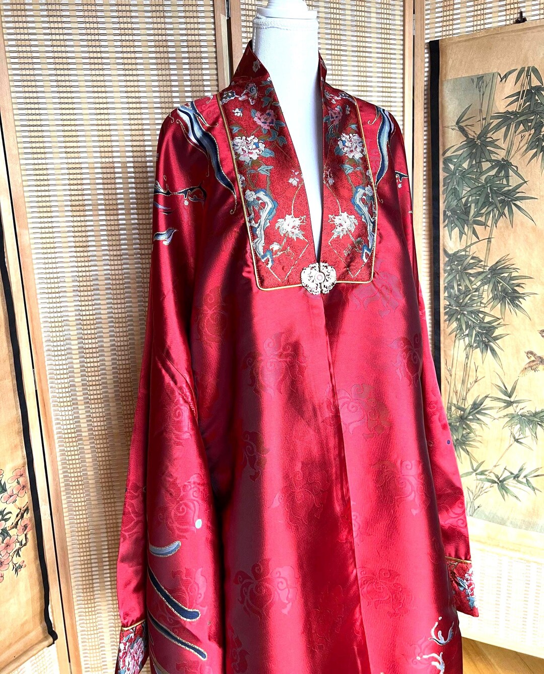 Traditional Hanfu Robe, for Bust 98-106cm, Plus Women Hanfu, Ming ...