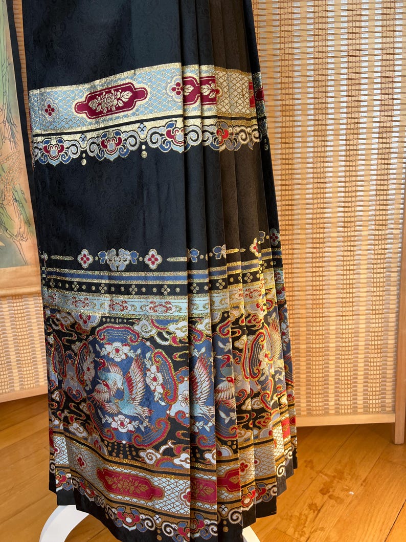 Holiday, Chinese Traditional Hanfu, Brocade Gold Thread, Ming Dynasty, Ma Mian Skirt, Women Dress, Hanfu Party Costume, Horse Face Dress image 13