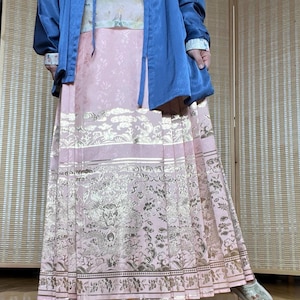 Clearance, Women Hanfu Clothing, Chinese Traditional Dress, Ming Dynasty, Ma Mian Skirt, For Waist 84-92cm, Horse Face Dress, Hanfu Party