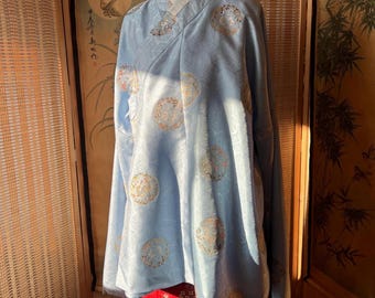 Hanfu tradicional chinês, Hanfu feminino delicado, blusa Hanfu plus size, brocado luxuoso com estampa animal, Dinastia Ming, Hanfu para festa, traje Hanfu.