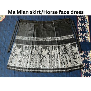 On Sale, Chinese Traditional Hanfu, For Waist  72-79cm, Ming Dynasty, Ma Mian Skirt, Women Dress, Hanfu Costume Party, Horse Face Dress