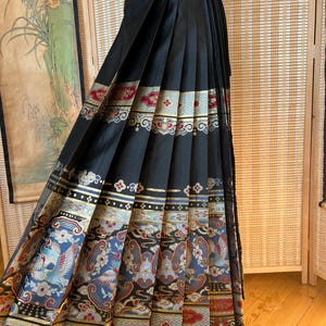 Holiday, Chinese Traditional Hanfu, Brocade Gold Thread, Ming Dynasty, Ma Mian Skirt, Women Dress, Hanfu Party Costume, Horse Face Dress image 12