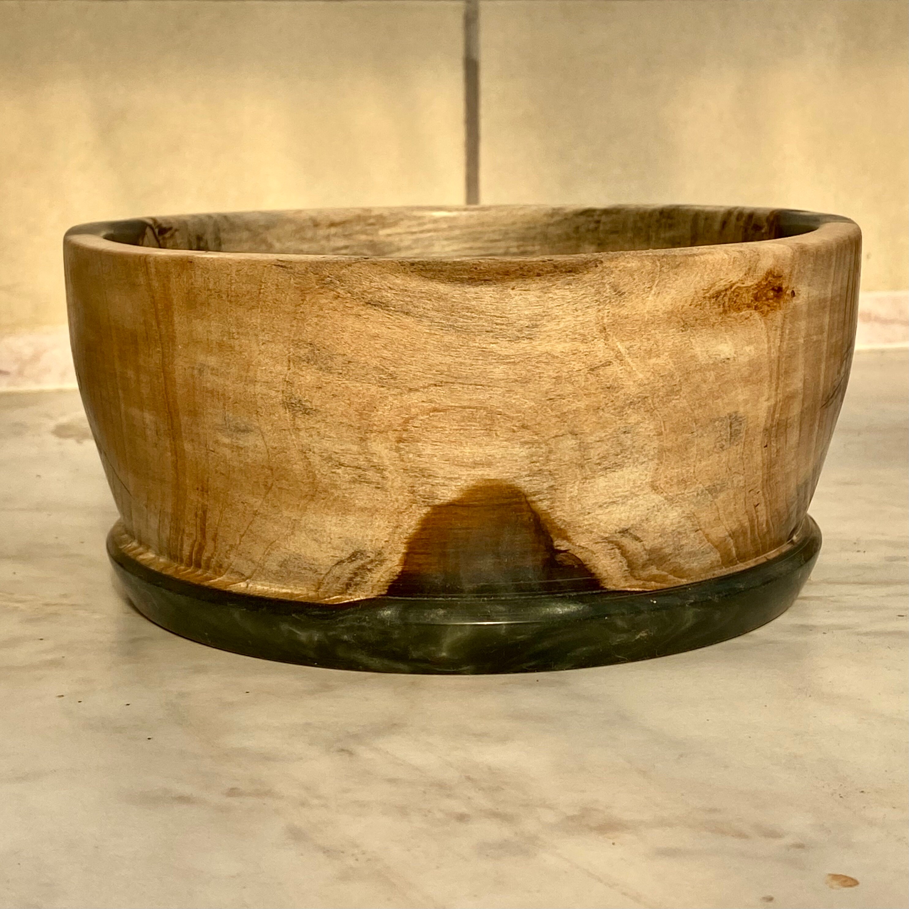 Decorative Bowl Made of Linden Wood and Epoxy Resin, Lathe-turned - Etsy