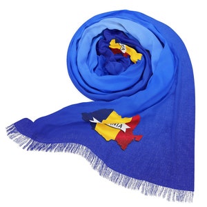 Romania Flag Light Scarf, Romania Custom Gifts Scarf, Romania Personalized Gifts