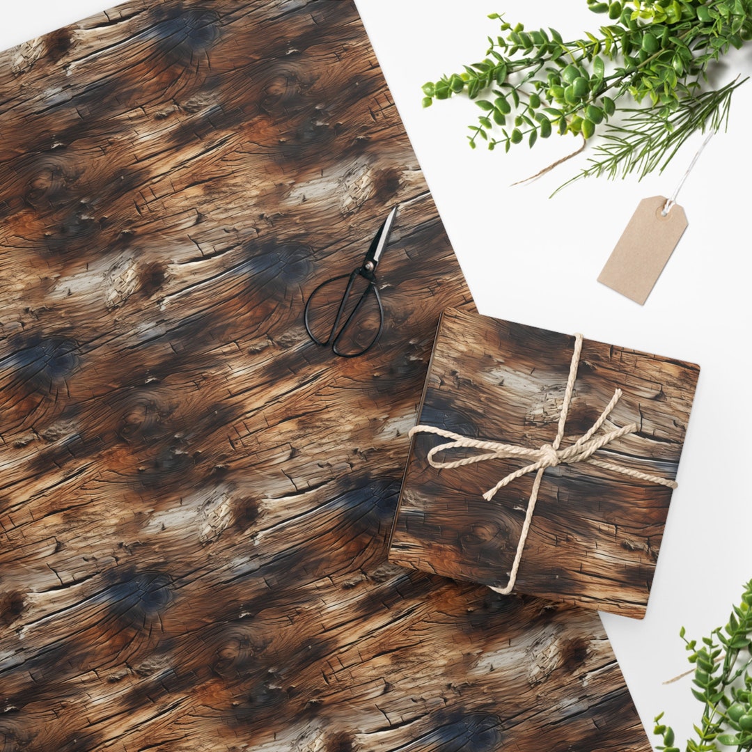 Wood Wrapping Paper Wood Seamless Wrapping Paper - Etsy