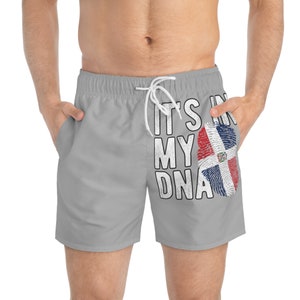 È nel mio DNA Costume da bagno con bandiera della Repubblica Dominicana