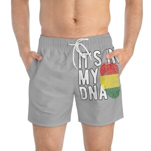 Está no meu DNA Calção de banho com bandeira da Bolívia