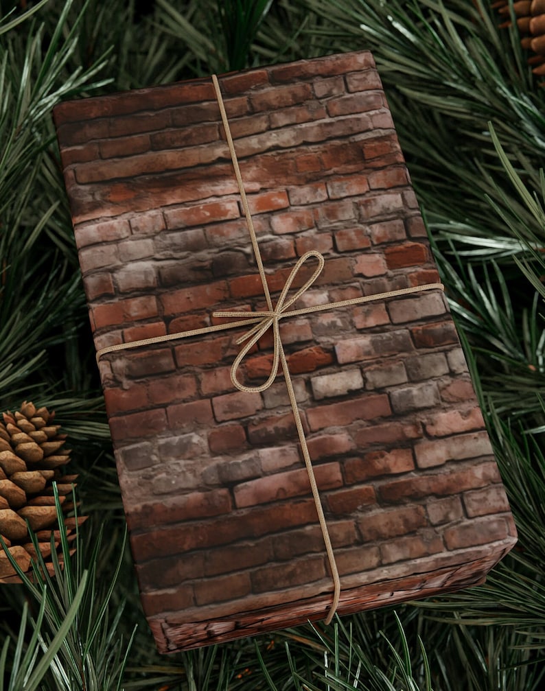 Old Brick Gift Wrapping Papers, Bricks Gift Wrapping Paper Roll, Brick