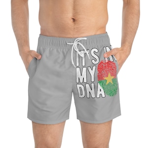 It&#39;s in My DNA Burkina Faso Flag Swim Trunks