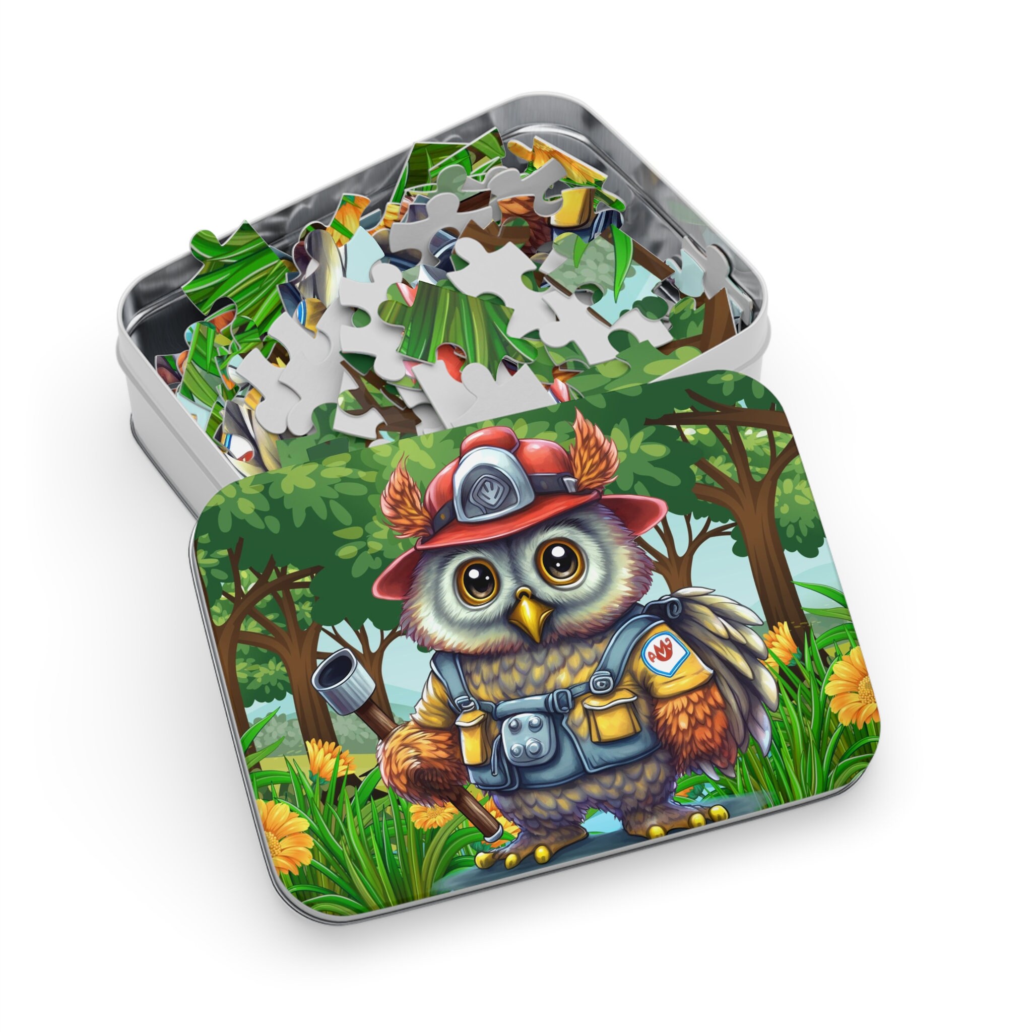 Firefighter Owl Jigsaw Puzzle (30, 110, 252-Piece)