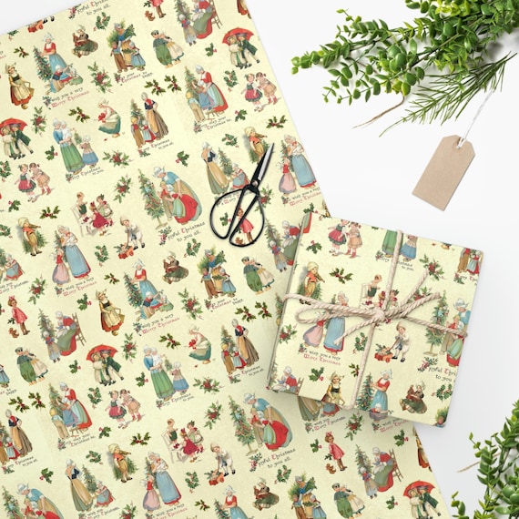 Victorian christmas wrap Clearance