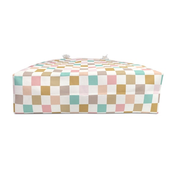 Checkered Weekender Bag Modern Checkered Bag Checkered Gifts Etsy Ireland
