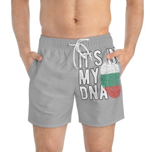 It's in My DNA Bulgaria Flag Swim Trunks