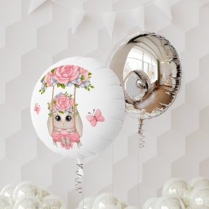 Little Ballerina Swing Birthday Mylar Helium Balloon | Birthday Balloon| Baby Shower Balloon | Baptism Balloons