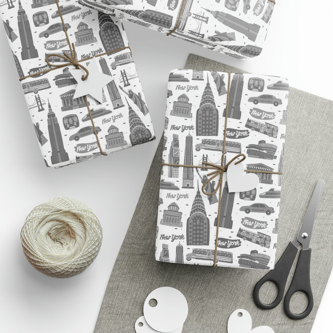 New York Wrapping Paper Roll, I Love New York Wrapping Paper, New York
