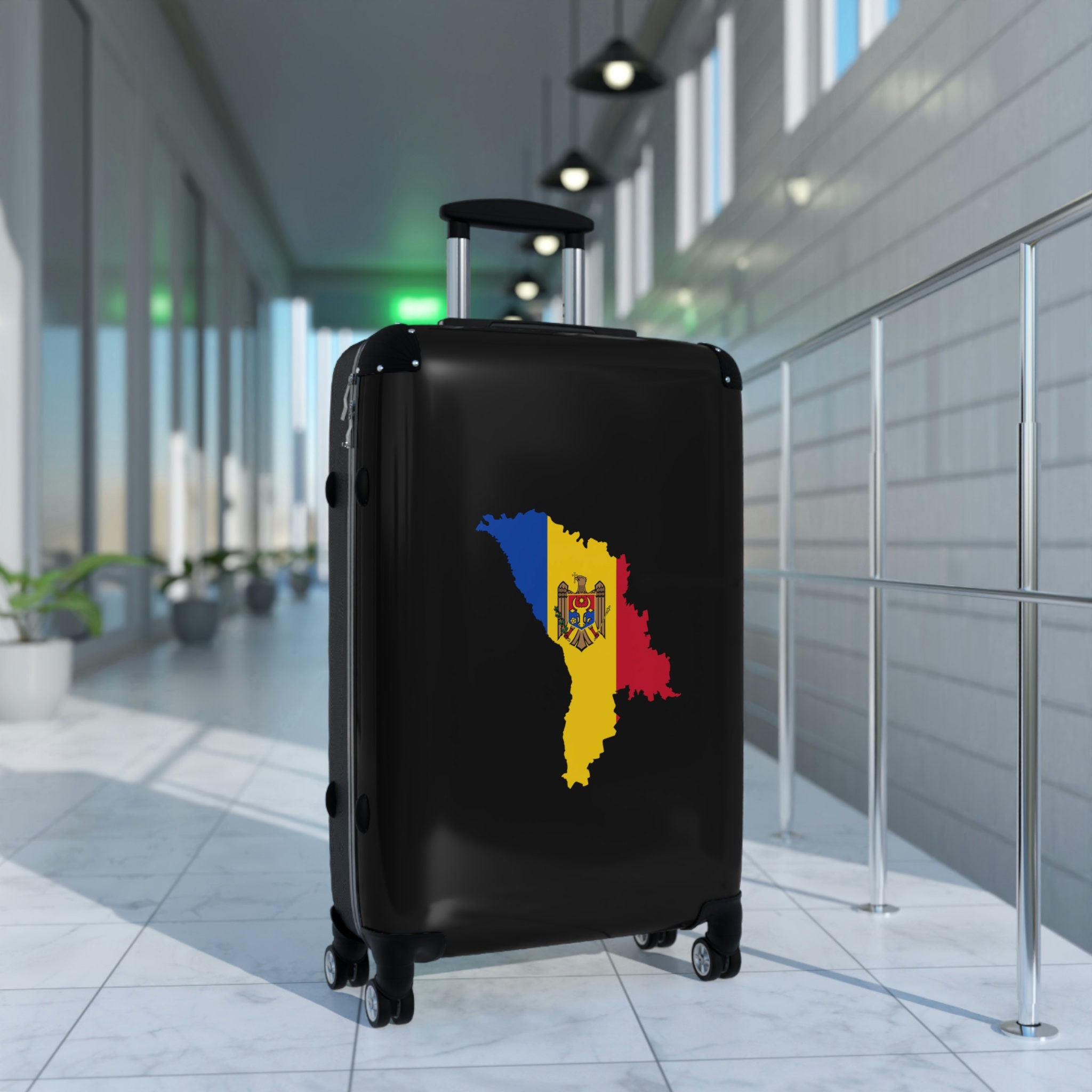 Valigie Bandiera Moldova, Valigia Moldova, Valigia Viaggio Moldova, Valigia Viaggio Regalo Moldova