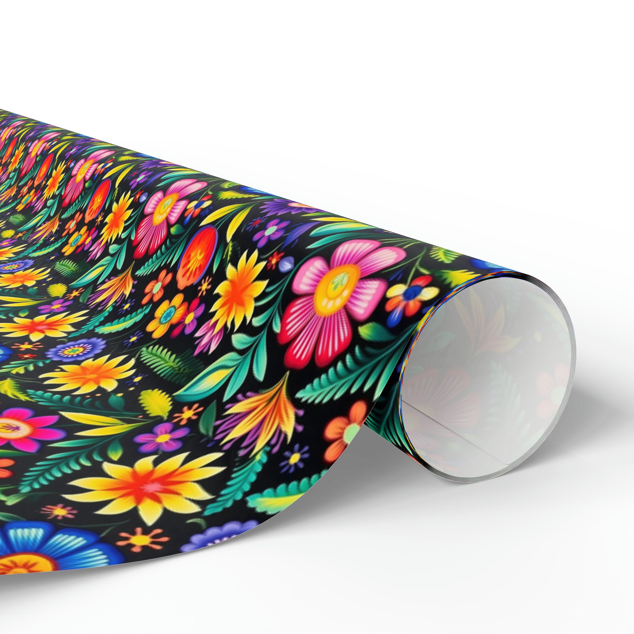 Mexican Floral Fiesta Gift Wrapping Papers, Mexican Flowers Gift ...