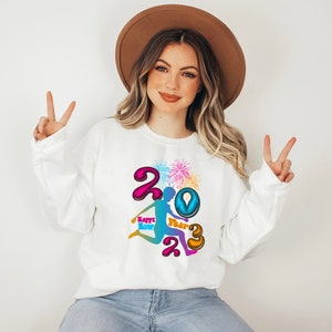 Run Into 2023 Like Unisex Heavy Blend Crewneck Sweatshirt, Happy New Year Sweatshirt, Soccer 2023 Sweatshirt