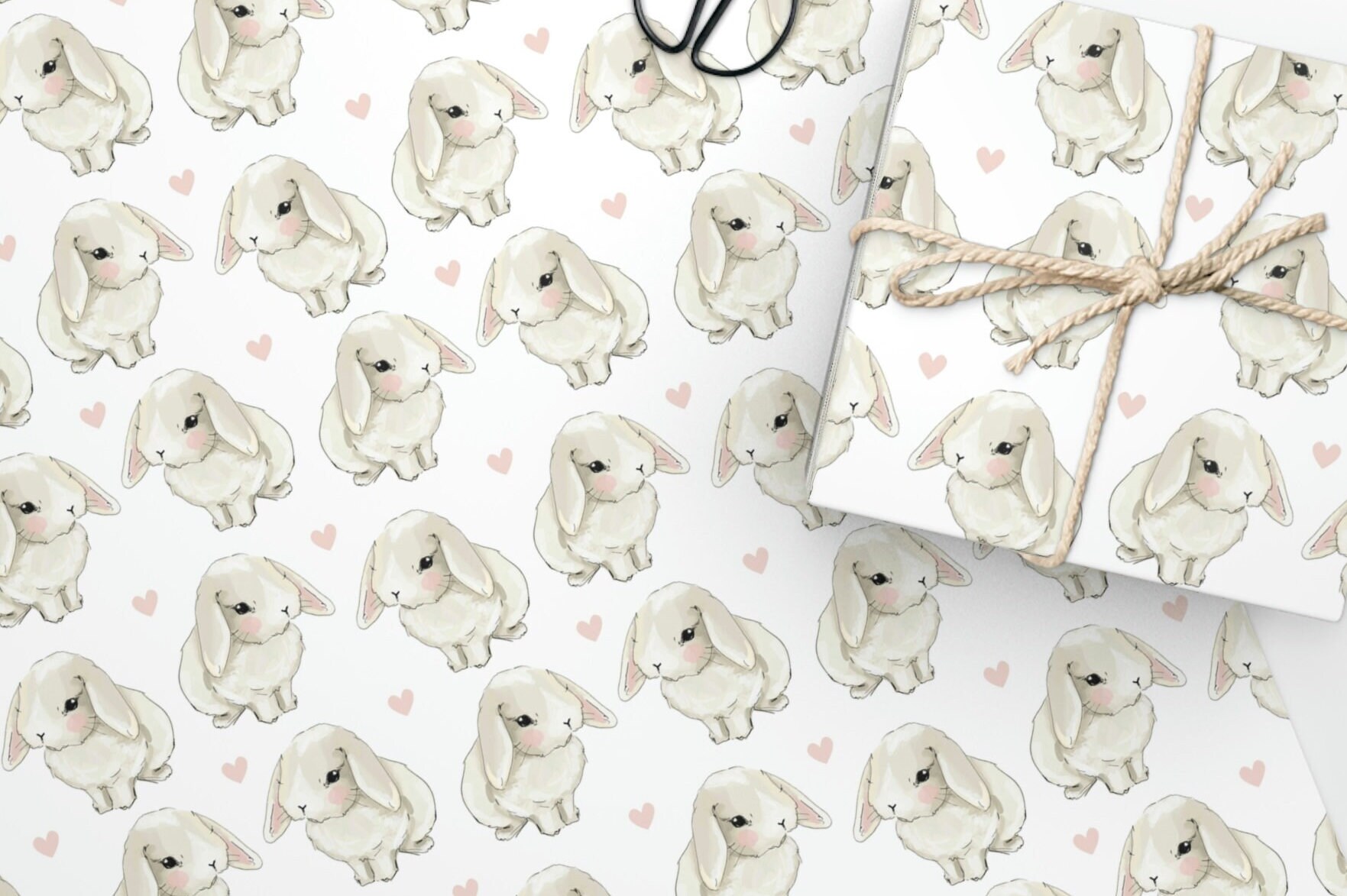 Easter Gift Wrap, Easter Wrapping Paper, Easter Bunny Gift Wrap, Happy  Easter Gift Wrap, Cute Easter Bunny Gift Wrap 