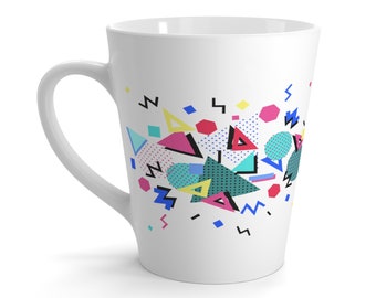 Memphis Style Latte Mug