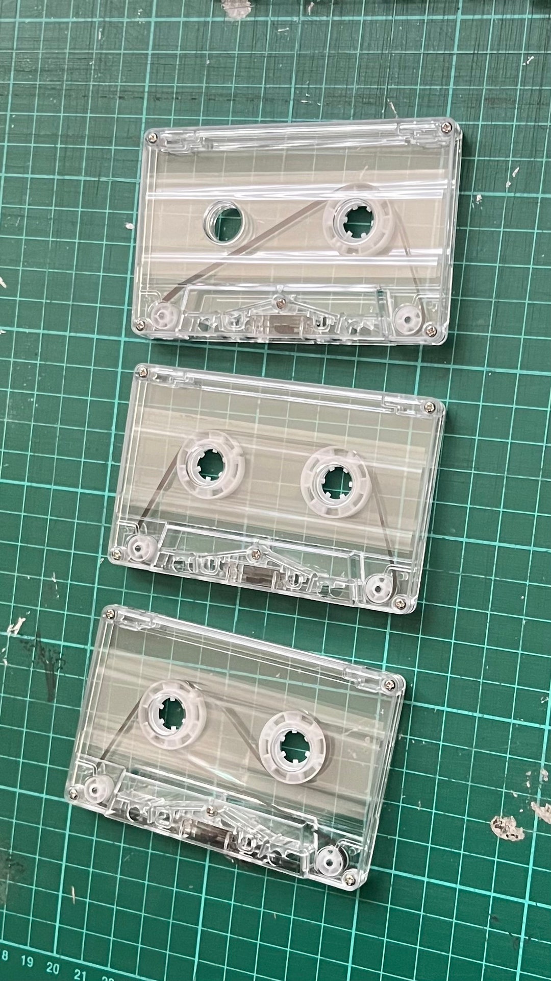 Blank Endless Tape Loops set of 3 Various Lengths. Cassette Loops