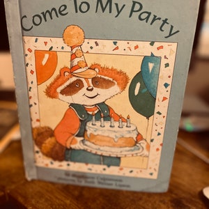 Vintage 90’s | “Come To My Party” | Hardcover Book