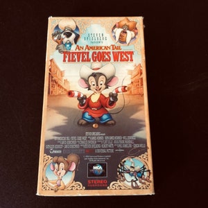 Vintage VHS 1992 | An American Tale Fievel Goes West