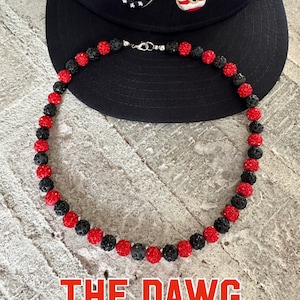 Collana da baseball con perline di strass (QUALSIASI DIMENSIONE) Collana di strass con perline di Bryce Harper Phillies / Alvarado, Franco, Cabrera, Acuna
